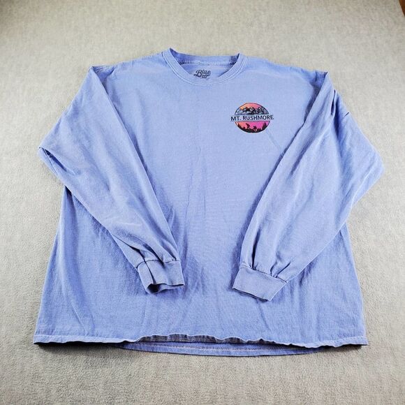 Mt. Rushmore Shirt Mens 2XL Blue South Dakota Memorial Graphic Tee - Picture 1 of 11